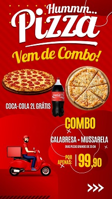 combo vermelho pg